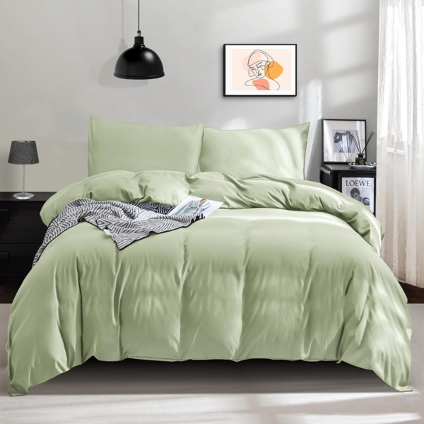 Ohano Bettwäsche 200x220 3tlg. Bettbezug Kissenbezug Mikrofaser Reißverschluss