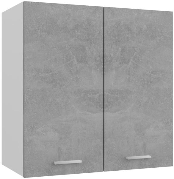 vidaXL Hängeschrank Betongrau 60x31x60 cm Holzwerkstoff 801272