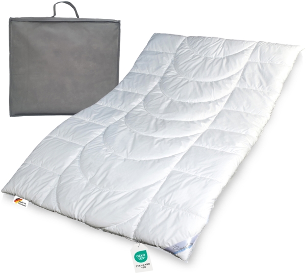 Warme Allergiker Winter Bettdecke Duo Steppbett Klimafaser 135x200 60°