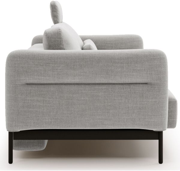 Selsey 'Solianero' 3-Sitzer-Sofa mit Schlaffunktion, hellgrau, 223 cm ca. 95 x 223 x 96 cm Bild 7
