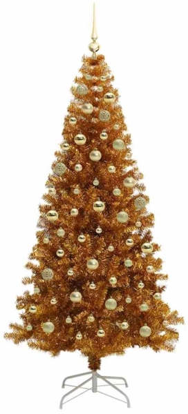 vidaXL Weihnachtsbaum mit 300 LEDs mit Ständer Gold 180 cm Haustier 3396629 Bild 3