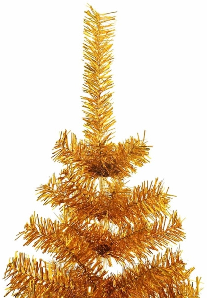 vidaXL Weihnachtsbaum mit 300 LEDs mit Ständer Gold 180 cm Haustier 3396629 Bild 10