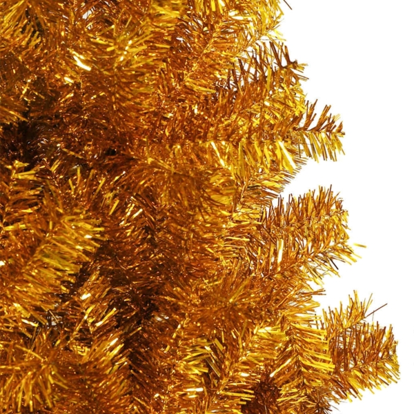 vidaXL Weihnachtsbaum mit 300 LEDs mit Ständer Gold 180 cm Haustier 3396629 Bild 9