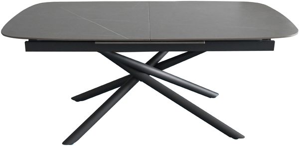 Esstisch Keramik 180 (240) x 90 mit ausziehbar grau Mikado-Gestell MELODIE 139848018