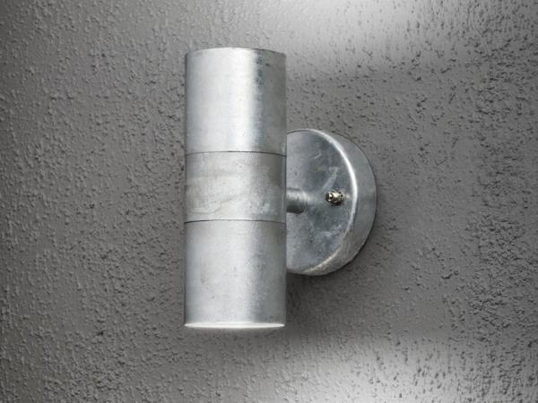 KONSTSMIDE No. 7571-320 Aussenwandleuchte Modena 2-flammig GU10 galvanisiert IP44