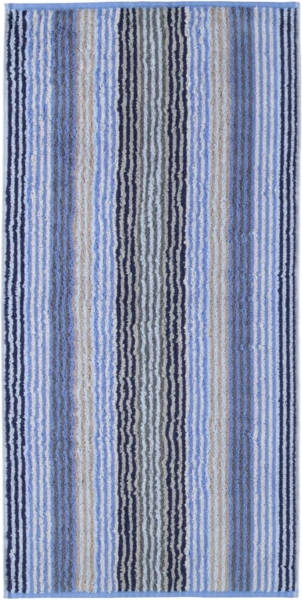 Cawö Handtücher Unique Stripes 944 11 Saphir 70x140 cm