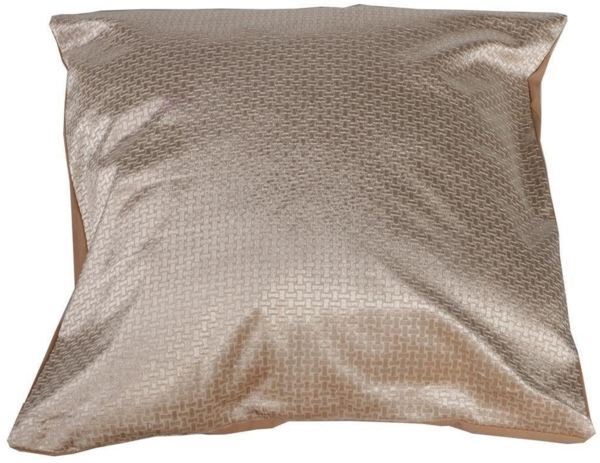 Dekonaz Kissenbezüge Kissenbezug Agnes 40 x 40cm Champagne-Metallic Bild 4