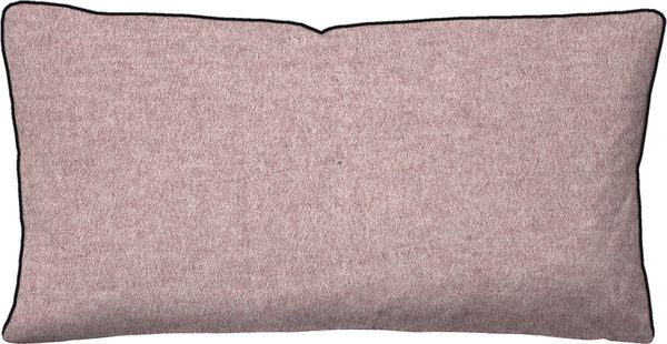 biberna Melange-Flanell Kissenbezug 0840500 MELANGE UNI, brombeer, 1x 40x80 cm