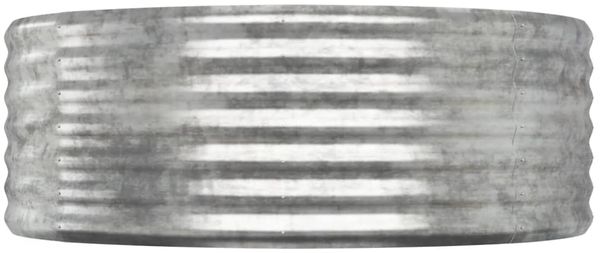 vidaXL Hochbeet Verzinkter Stahl 249x100x36 cm Silbern 318997 Bild 4