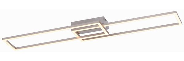 LED Deckenleuchte, stahlfarben, 3 Stufen Dimmer, verstellbar