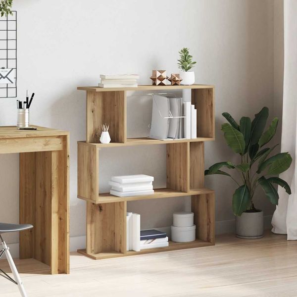 vidaXL Bücherregal Artisan-Eiche 80x24x96 cm Holzwerkstoff 855773