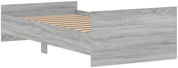 vidaXL Bettgestell Grau Sonoma 100x200 cm Holzwerkstoff 835937 Bild 7