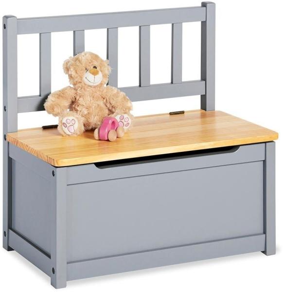 Pinolino 'Fenna' Kindertruhenbank grau/natur