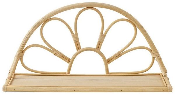 vertbaudet Wandregal Wandregal aus Rattan BOHO Kinderzimmer