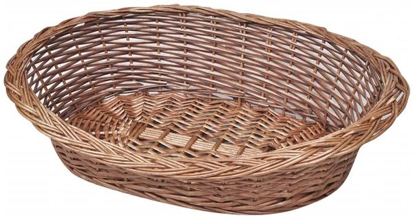 vidaXL Hundekorb aus Weide Natur 69 cm 170341