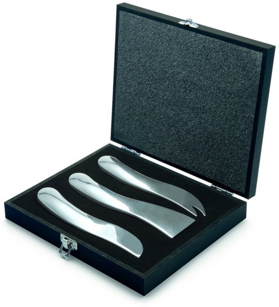 Philippi Käsemesser Wave 3er Set in einer edlen Holzbox Bild 5