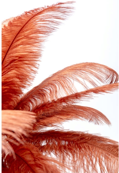 KARE Design Tischleuchte Feather Palm Rusty Red 60cm 54548 Bild 2