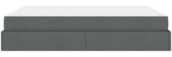 vidaXL Bettgestell mit Speicher Dunkelgrau 180 x 200 cm Stoff 3399509 Bild 6