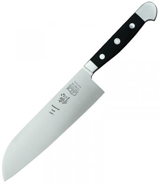 Santoku groß 1746/18 von Güde, Serie Alpha, 18 cm Klinge