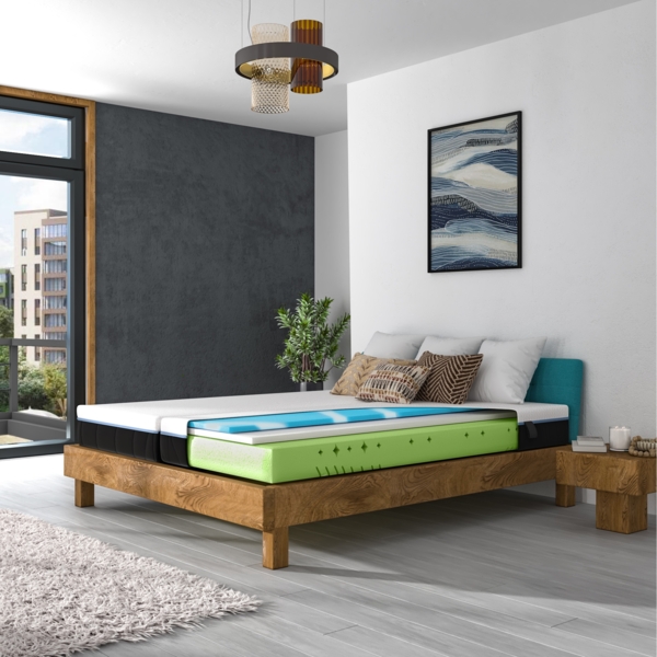 Hn8 Kaltschaum-Matratze "Schlafschön VS", H2, 100 x 200 cm, Höhe: ca. 21 cm Bild 6