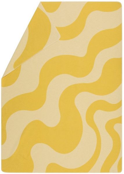 Wohndecke Silvretta 'Retro Waves' 140x200 cm, DAVID FUSSENEGGER