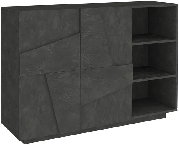 Kommode >Piacenza< in Schiefer Nachbildung - 121x86x38cm (BxHxT)