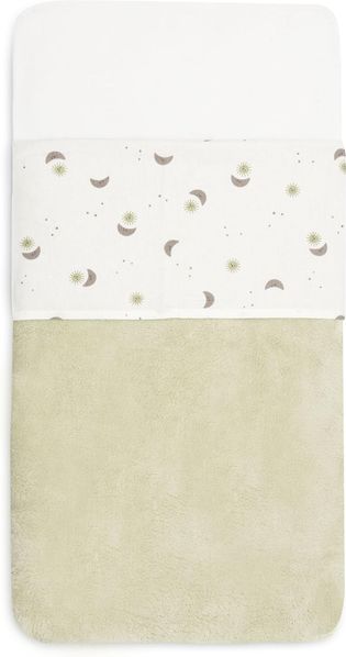 Jollein Bettlaken Kinderbett - 120x150cm - 100% Baumwolle - Ohne Gummizug - Oeko-Tex Zertifiziert - Over The Moon