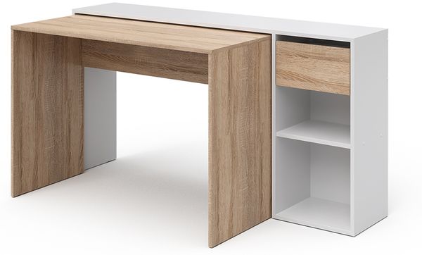 Schreibtisch Ben Weiß/Sonoma 145 x 46.4 cm Vicco