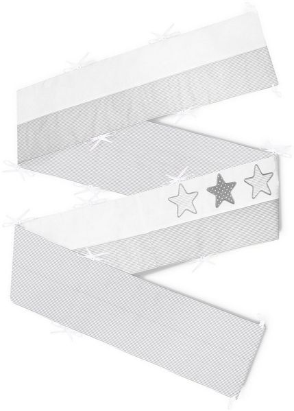 Amilian Bettnestchen Bettumrandung 420x30 cm für Babybett 140 x 70 cm geeignet (rundherum), (Nestchen, Kantenschutz), Bettausstattung