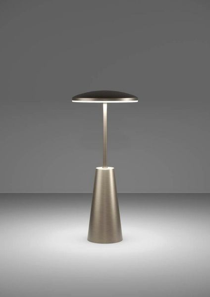 EGLO Tischleuchte PICCOLA, Ein-/Ausschalter, USB-Anschluss mit Ladefunktion, LED fest integriert, warmweiß - kaltweiß, dimmbare Nachttischlampe, Metall, Lampe für Balkon, IP54