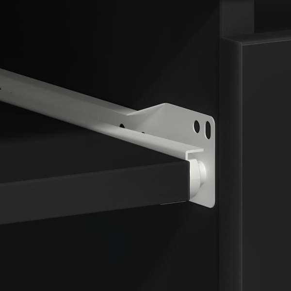 vidaXL Schreibtisch Schwarz 90x45x76 cm Holzwerkstoff 801374 Bild 9