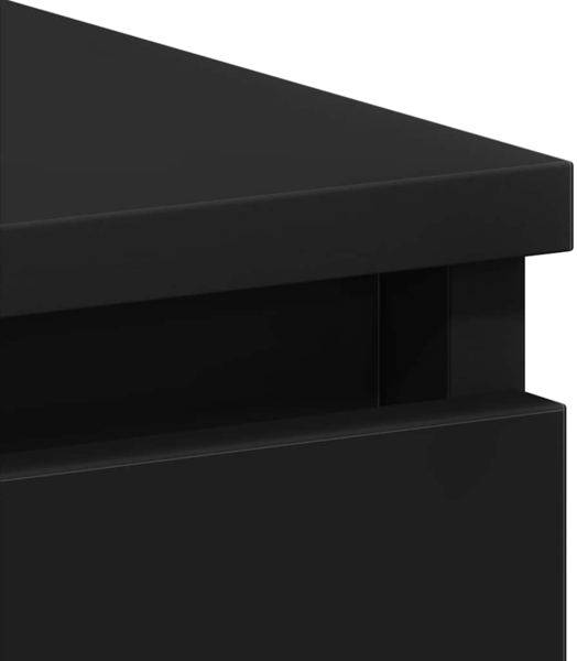 vidaXL Schreibtisch Schwarz 90x45x76 cm Holzwerkstoff 801374 Bild 8