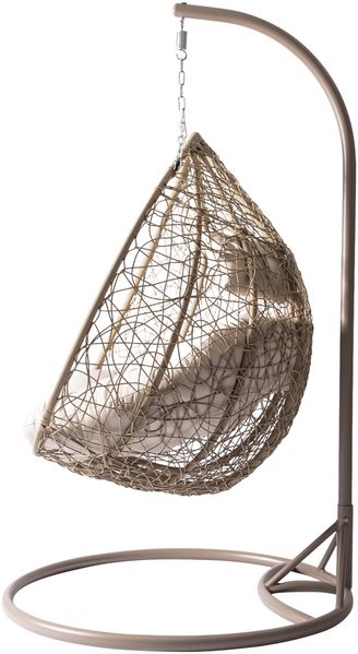 Hängesessel Torn (Farbe: Beige / Kissen: Beige) Bild 3