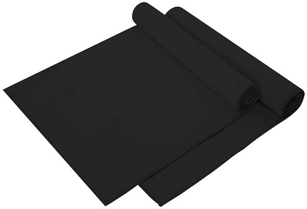 vidaXL Sporthandtücher 2 pcs Schwarz 140 x 70 cm 42011459