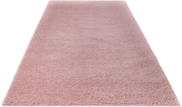 Bruno Banani Hochflor-Teppich Shaggy Soft, rechteckig, Höhe: 30 mm, gewebt, Uni Farben, besonders weich und kuschelig, Kundenliebling