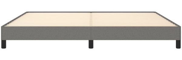 Bettgestell Dunkelgrau 200x200 cm Stoff [346745] Bild 5