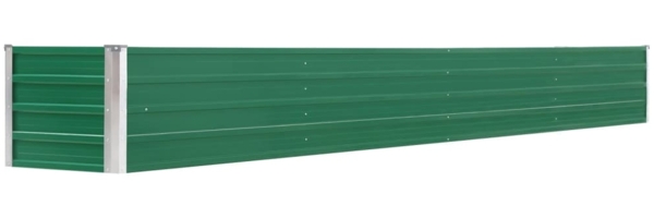 vidaXL Garten-Hochbeet Verzinkter Stahl 320×40×45 cm Grün 47053