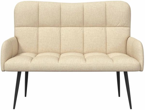 vidaXL 2-Sitzer Sofa Creme 115 x 61 x 87 cm Stoff 42028936 Bild 4
