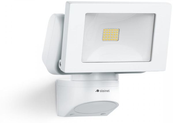 Steinel LED-Außenstrahler LS 150 weiß, schwenkbar, 14,7 W, 1375lm, neutralweiß 4000 K, IP44
