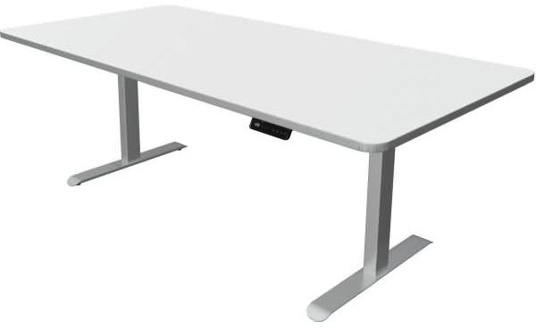 Kerkmann Schreibtisch Sitz-Stehtisch Move 3 Premium 200x100x72-121cm elektr. höhenverstellbar mit Memoryfunktion Weiß