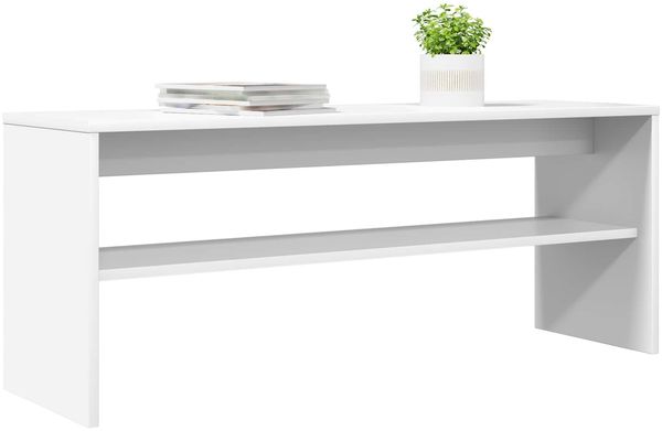 vidaXL TV-Schränk Weiß 100 x 30 x 40 cm Holzwerkstoff 8000332 Bild 3