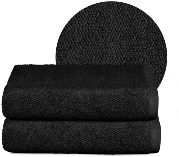 Beautex Handtuch Set Handtuch Set, Made in Europe, Frottier (Multischlaufen-Optik, Frottier Premium Set aus 100% Baumwolle 550g/m)