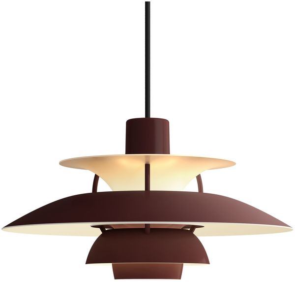 PH 5 Mini Pendelleuchte Burgundy