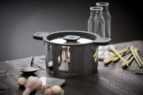 SCHULTE-UFER Fleischtopf Maxa by Barski Design, (Set, 2-tlg, 1x Topf, 1 x Deckel), Ø 20 cm