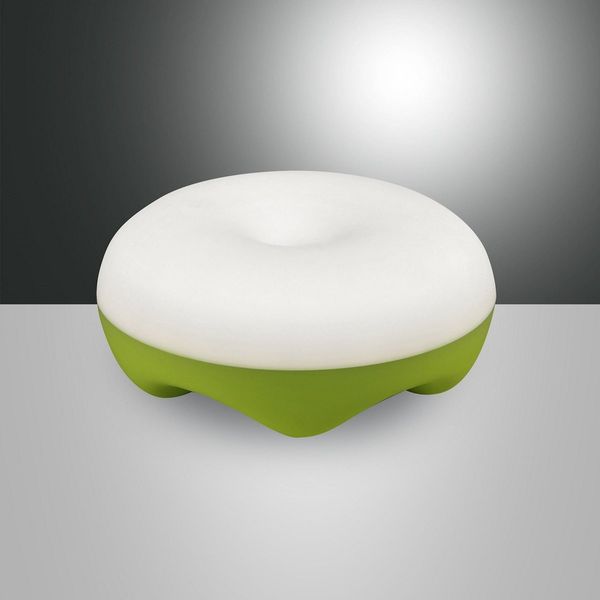 FABAS LUCE No. 3509-30-155 LED Akku Tischleuchte Bluma weiß grün 17 cm dimmbar