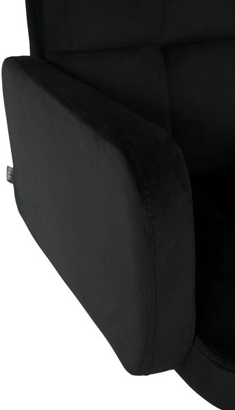 CLP 2er Set Barhocker Los Angeles Samtbezug höhenverstellbar drehbar bis 150 kg,schwarz chrom Bild 7