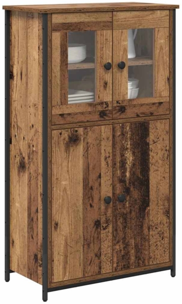 vidaXL Highboard Altholz 62 x 32 x 106,5 cm Holzwerkstoff 882251 Bild 2