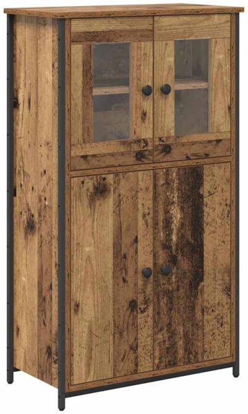 vidaXL Highboard Altholz 62 x 32 x 106,5 cm Holzwerkstoff 882251 Bild 1