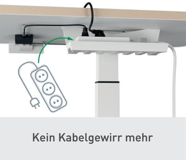 Leitz Sitz-/Stehtisch Ergo 65340001 elektrisch weiß Bild 4