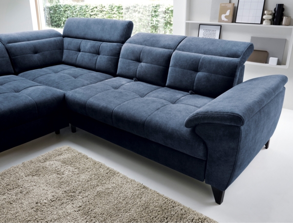 ELTAP 'Inferne' Ecksofa, Dunkelblau, 107 x 210 x 297 cm Bild 8